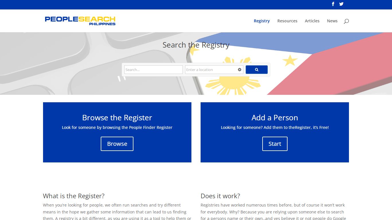 Free People Finder Register | People Search Philippines